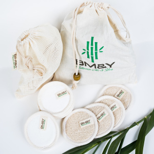 Close up Plant and Reusable Cotton Pads