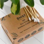 Plastic-free bamboo cotton buds