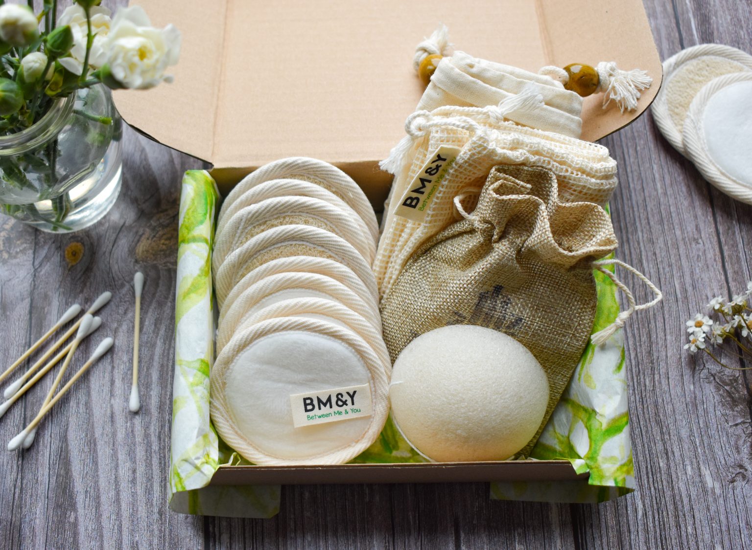 Using BM&Y Konjac Sponges Sustainable Skincare Products